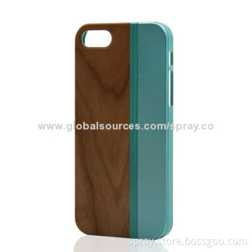 Hand-made Hard Protective Aluminum and Wooden Case for iPhone 5/5S